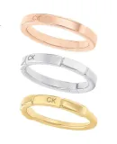 Calvin Klein CK Sweet Cool Cube Ring Set for Women, Goddess Day And Christmas Gift, 35000458