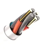 HP DHE-7004 Wired In-Ear Headphones, HIFI Noise-Cancelling Dual Dynamic Driver, Compatible with Computers And Mobile Phones for Study, Work, And Entertainment, Milk Tea Color, 3.5mm Jack