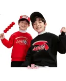 ANTA Children's Outfit Set for Boys And Girls, 2026 Year of The Horse New Year Outfit, Hoodie Two-Piece Set with Fleece Lining A72518715