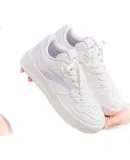 ANTA Casual | Sneakers White Shoes Women's Shoes Student Campus Thick-Soled Heightening Lightweight Versatile Couple Sports Casual Shoes