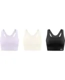 XTEP Women's High-Impact Sports Bra, Anti-Shock Chest Support Top, Yoga Fitness Workout Tank Top