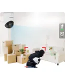 Lenovo (Lenovo) 5 Million Pixel Camera Home Surveillance System, Wireless WiFi Network, 360-Degree Coverage with Night Vision, Panoramic View, Voice Control, Remote Mobile Phone Access, Indoor PTZ Camera, Two-Way Audio for Home Use