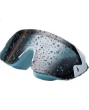 ANTA Large Frame Swimming Goggles for Men And Women, Anti-Fog Waterproof Swim Glasses Adult Clear Lens Swimming Goggles with Swim Cap Set, Black And White + White Swim Cap
