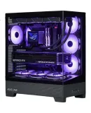 ASUS A31 Panoramic Case, Dual-Sided Glass Design, Supports Back-Mounted Motherboard, 10Gbps Type-C Port, 360mm Water Cooling, Tool-Free Disassembly, Black