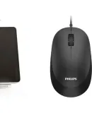 PHILIPS SPK7207 Wired Mouse, Business Office Mouse, Compatible with Desktop Computers And Laptops, Universal for Home And Office Use, USB Interface, Ergonomic Mouse, Suitable for Corporate Procurement, White