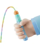 ANTA Bamboo Jump Rope for Children, Elementary School Students, Kindergarten, Ages 3-5 First Grade Beginners, Exam Training, Light Blue