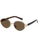 Cuntiandaofu Ink Glasses, Sunglasses, Retro Hong Kong Style Sunglasses, High-End Sunglasses, Driving Glasses, Gold Frame with Transparent Lenses