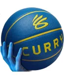 Under Armour Basketball [CURRY] No.7 Adult Youth Competition Ball, Gift for Boys, Blue Ball, 395 Whirlwind Series