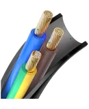 UGREEN National Standard Three-Prong Plug, Three-Core Power Cord, Suitable for Computer Desktop, Monitor, Electric Wok, Rice Cooker, Electronic Scale, Printer Connection Cable, 0.5 Meter, 55501