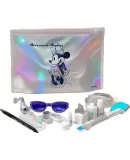 Disney Laser Storage Bag, Large Capacity Makeup Organizer, Portable for Business Trips And Travel Toiletries, Pack of 6