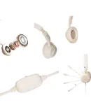 HP (HP) DHH-1601S Wired Headset, Customer Service Call Center Headphones with High-Definition Noise Reduction Microphone, Computer Office Online Class Study CET-4 CET-6, Black with 3.5mm Interface