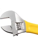 STANLEY B Series Plastic-Coated Handle Adjustable Wrench, 12
