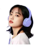 JBL TUNE520C Wired Headphones with Type-C Interface, Over-Ear Wired Stereo Headphones Compatible with USB-C Devices, Purple