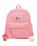 Disney Sports Travel Backpack for Girls And Boys, Ultra-Light Canvas Backpack for Autumn Outings, Children's Day Gift Strawberry Bear Backpack