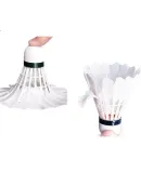 Li-Ning Badminton Shuttlecocks for Training And Competition, Balancing Flight Performance And Durability G200 Speed 77, Pack of 12