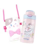 Contigo Third Generation Little Inventor Children's Insulated Straw Cup, 316L Winter Sweetheart Cat, 400ml