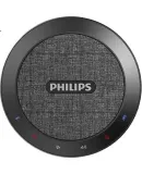 PHILIPS PSE0401 Desktop Conference Microphone, Wireless Bluetooth Connected Smart Noise-Cancelling Computer Omnidirectional Microphone Speaker, All-In Conference Audio System for Lectures