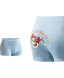 PAW PATROL Children's Underwear, Boys' Cotton Boxer Briefs, Ages 3-9, Girls' Square-Leg Underwear, 4-Pack, Plain Color Striped Set 140