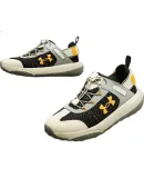 Under Armour Children's Non-Slip, Wear-Resistant, Breathable Mesh Outdoor Shoes, Kids' Lifestyle Outdoor Footwear 2521812 Black/Green 39