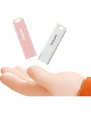 PHILIPS 32GB USB3.2 Flash Drive, 10UA, Pearl White, Cute Design, Read Speed 150MB/s, High-Speed Storage, Computer Expansion, Office And Study USB Drive