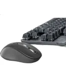 Logitech MK855 Bluetooth Keyboard And Mouse Combo, Gaming And Office Keyboard And Mouse Set, Wireless Keyboard And Mouse Combo, Portable Black (K855 Keyboard + M750 Mouse)