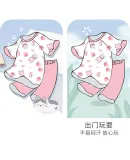 DEESHA Children's Clothing, Girls' Pajamas, Home Wear Set for Kids And Teens, Short-Sleeve Shorts Air Conditioning Suit Set