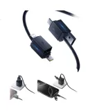 Baseus Data Cable, Apple Charging Cable, 16/15 Huawei Mate 70 Super Fast Charging PD60W Multi-Functional Braided Cable, Two-To Flash Charging, Multi-Head Universal TpyeC Charging Cable, Car Charger