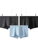 THREEGUN [Jian Series] Extra Large Men's Underwear, Pure Cotton Loose Shorts, 7A Antibacterial Underwear for Men, Extra Large Size