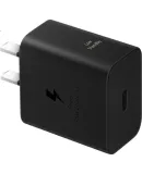 SAMSUNG 25W Original Travel Charger Set Compatible with Android Phones And Tablets, Fast Charging GaN Accelerated Charging Type-C Black 2025 Model