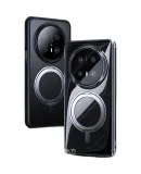 Baseus Magnetic Stand Case [360° Rotating Stand | Wireless Magnetic], Compatible with Huawei Mate70 Phone Case, Magnetic Protective Cover, Shockproof, Anti-Fingerprint, Black