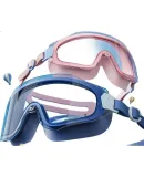361° Frameless Swimming Goggles Large Frame for Youth And Children, Waterproof Anti-Fog Goggles with Wide Field of View for Swimming And Diving