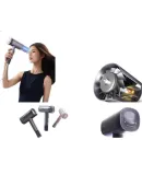 Panasonic High-Speed Hair Dryer, Household High-Power Electric Blower, Powerful Airflow Quick-Drying Nano Yihuhu Hair Dryer, Birthday Gift, Present NW90 Qiguang Laser Purple