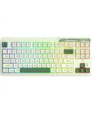 HP (HP) HP K120 Wired Backlit Gaming Keyboard for Laptop Home Computer Gaming And Office Use, E-Sports Peripheral Gaming Keyboard 87 Keys Backlit Keyboard, Green Three-Tone