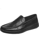 RED DRAGONFLY Casual Leather Shoes, Spring Men's Shoes, Business Casual Shoes, Men's Soft-Soled Leather Shoes, WTA15045, Black, Size 38