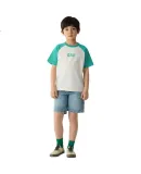 GAP [Same Style for Older And Younger Kids] Boys And Girls Spring 2025 New Cotton Short-Sleeve T-Shirt Children's Clothing 755793