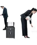 HP Fully Automatic 80-Sheet Paper Shredder for Business Office, Medium-Sized Home And Office Dual-Use Shredder (Large Capacity, Can Shred Cards And Staples, Continuous Shredding for 20 Minutes) B16060CC