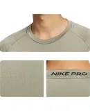 NIKE Men's Spring And Summer Short-Sleeve T-Shirt, Undershirt, Quick-Drying Breathable, Form-Fitting Top, FB7933-320 Green XL