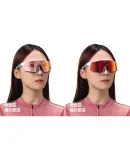 KAPVOE Cycling Glasses with Photochromic Lenses, Professional Windproof Glasses for Road Bikes, Sports Glasses for Nearsightedness, Day And Night Use, for Men And Wome