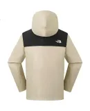 The North Face Windproof Jacket for Men And Women, Outdoor Water-Repellent Coat 81NO Gravel Sand/4D5 XXL
