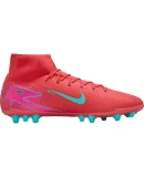 NIKE Men's Soccer Cleats, Jiake SUPERFLY 10 AG Short Studs, Sports Shoes FQ8329-800, Ash Red, Size 41