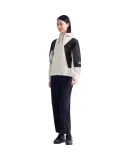 The North Face Windproof Jacket for Women, Outdoor Water-Repellent Coat 8EXC, Dune White/ROU, XL