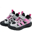 Disney Children's Shoes, Girls' Spring And Autumn Tire Sole Dad Shoes, Kids' Hiking Outdoor Shoes, Sneakers, DST1113 Black Silver, Size 29