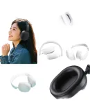 Lenovo Lai Ku ES210 Bluetooth Headphones with Microphone, Noise-Canceling, Sound Quality, Wireless Bluetooth, for Gaming, PUBG, Music, Foldable, Long Battery Life, Sports Universal, Beige