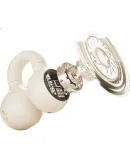 Lenovo EA430 Wireless Bluetooth Earphones, Clip-On Call Noise Reduction Headphones, Music And Gaming Earphones for Android And Apple, Lightweight 3D Surround Sound, Moon Rock White