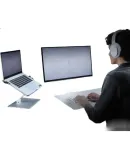 Razer Laptop Stand, Tablet Riser, Cooler, Suspended Rotating Height Adjustable, Suspended Vertical, Mercury