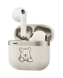 DISNEY D61 Semi-In Bluetooth Wireless Earphones, Sports Gaming Headphones, Long Battery Life, High Sound Quality, Beige Winnie The Pooh Design, Compatible with Apple, Huawei, Xiaomi