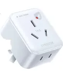 UGREEN 10A to 16A Plug Adapter Converter, Air Conditioner Socket Converter Plug, Overload Protection, Suitable for Air Conditioners, Water Heaters, High-Power Appliances