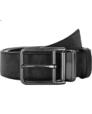 COACH (COACH) [Brand Direct Supply] Men's Classic Logo Print Wide Pin Buckle Belt, 38MM, Black And Gray, CY997