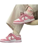 NIKE NIKE Women's Casual Sneakers, DUNK Cushioned Comfortable Sports Shoes, DD1873-112 Pink, Size 38.5