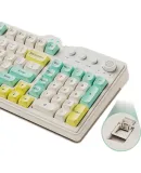 HP K360 Wired Keyboard, Mechanical Feel Ergonomic Design, for Office And Gaming, League of Legends, E-Sports Gaming Keyboard, Guomi Lemon, 98-Key Layout